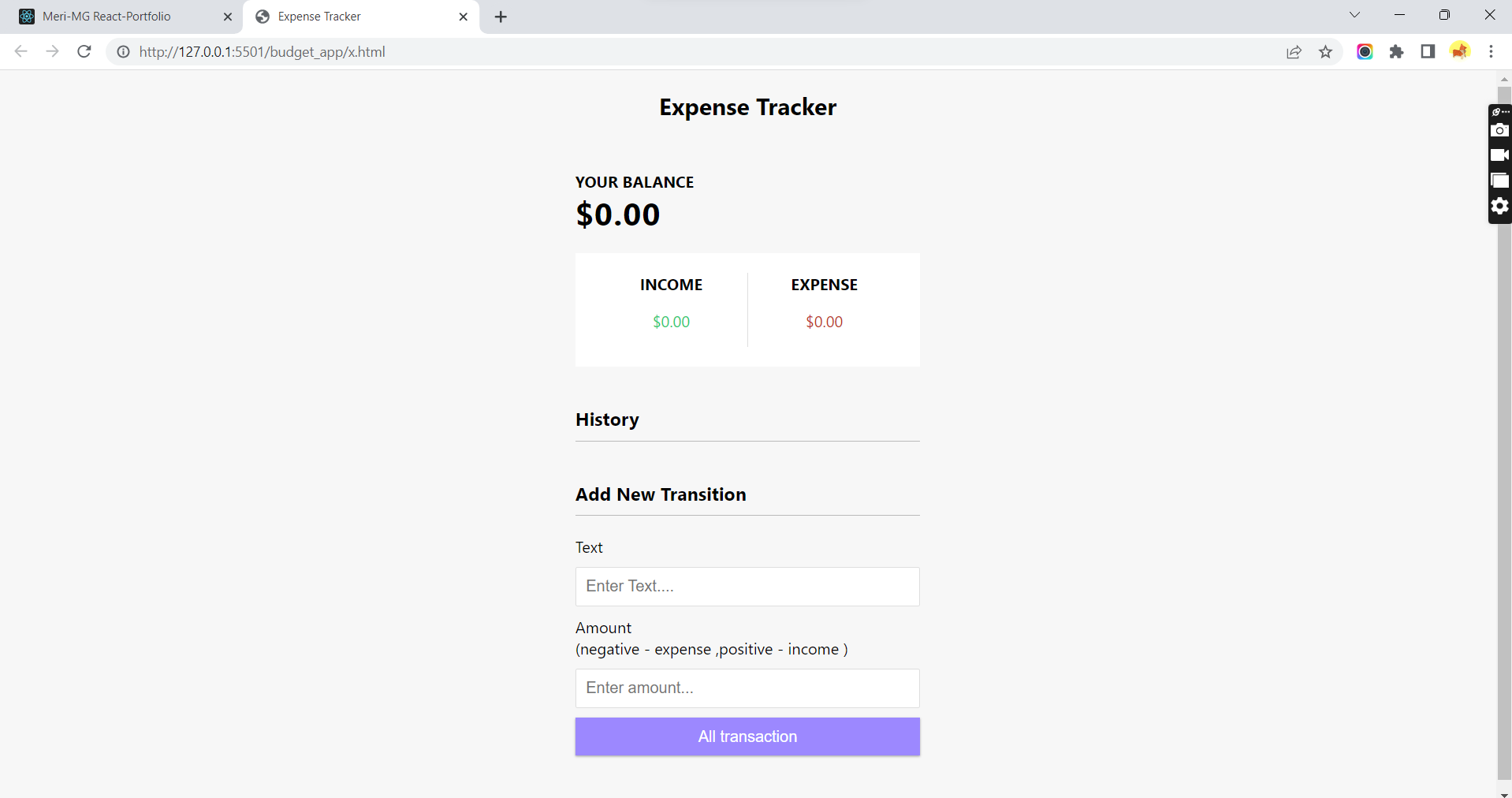 Expense Tracker